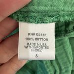 Xirena S Small Aiden Dress in Juniper Green Lightweight Gauze Ruffle Pockets Photo 11