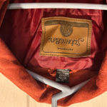 st. john's bay VTG  Womens 3X Washable Genuine Leather Suede Rust Brick Red Jacket Photo 2