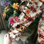 Breckenridge Western Tribal Printed Zip Up Shirt Jacket Shacket in Stone Photo 3