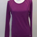 Champion Athletic purple long sleeve stretchy running workout shirt Photo 0