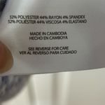 Orvis  Womens‎ Shirt Blue V Neck Short Sleeve Polyester Rayon Blend Tunic size XL Photo 6