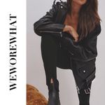 We Wore What High Rise Skinny Zip Jeans Black Size 24 NWT Photo 11