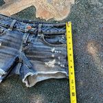 American Eagle  Distressed High-Waist Jean Shorts 0 Super Stretch Casual Summer Photo 10