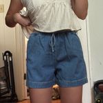 H&M Denim drawstring shorts Photo 5