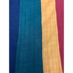 CCC Unisex Multicolor Striped Button Up Shirt Polyester Casual Retro Chic Large Blue Size undefined Photo 8