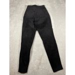 Lee Magram Suede Leather Pants Womens 10 Black (27x30) VTG Western Boho Photo 5