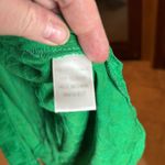 Princess Polly  Green Checkered Terry Button Up Top Size 10 Photo 3