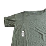 J.Crew Green Boxy Short Sleeve T-Shirt NEW with tags Size Small linen Photo 9