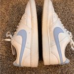 Nike  Women's Court View Low Sneakers, Carolina Blue & White Photo 2