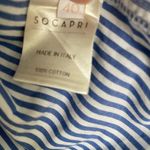 SOCAPRI Blue & White Stripe Button Down Shirt Size 40 (4 Photo 3