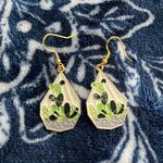 Authentic Handmade Navajo Indian Cactus Earrings Photo 1