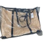 Casa Clara Lei Lei Bag in Natural & Black Womens Beach Tote Shopper Photo 4