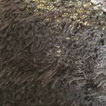 Arden B Arden‎ B over shoulder asymmetric fluffy black sweater top women's size S Photo 5