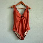 Kona Sol  Ribbed‎ One Piece Swimsuit Size XL Photo 2