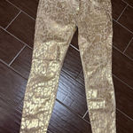 Robin’s Jeans gold on gold Animal print jeans sz 30 Photo 0