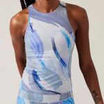 Athleta Women’s Vibrance Snowball Blue Leggings and Tank Top Set Size S Photo 0