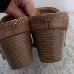 EARTH Leather Western Slip On Slides Mules Clogs Flats Loafers Shoes SZ 7.5 Photo 5