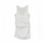 Old Navy Y2k white ribbed maternity tank top with heart graphics and sequin details Photo 4