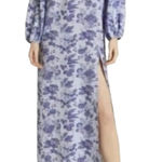 Hill House  Simone Dress Lilac Tonal Floral M New Photo 0