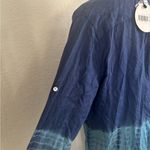 Boho Me Chic Ombre Navy and Light Blue Women's Tunic Photo 5