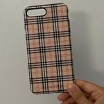 Kase Me IPhone 7 plus Case Neutral Plaid design Brown Photo 1
