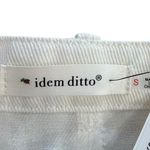 idem Ditto  White Eyelet Denim Skirt NEW Size SMALL Photo 3