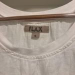 Flax 100% Linen White Tank Photo 3