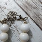 Vintage Necklace Statement Cream, Beige and Muted Orange Photo 6