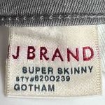 J Brand  Gotham Super Skinny Gray Jeans Photo 5