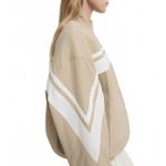 Mango  Bomber Jacket with Padded Inner Beige NWT Large Photo 5