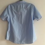 Short Sleeve Blue Oxford Dress Shirt Size M Photo 5