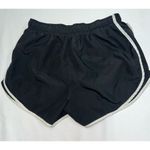 Nike Dri Fit Tempo Shorts Womens Medium Black White Trim Brief Lined Running E Photo 4