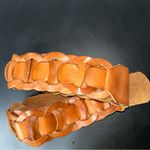 Hollister Tan Leather Belt Bronze Buckle Classic Photo 2