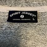 Spirit Jersey  Sweatshirt Pineapple Hawaii Hi-Lo Long Sleeve V-Neck Gray Large Photo 2