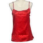 Boutique Red Hearts Novelty Sleep Satin Cami Sleeveless Top NWT Size M Photo 4