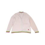 Vintage Storybook Knits Watermelon Cardigan Sweater Light Pink Green Womens 1X Photo 1