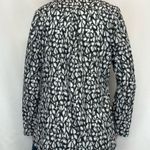 Lily White  Women's Lightweight Open Cardigan Abstract White Black XL Extra Large Photo 1