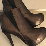 Rock & Republic women bronze metallic heel boots US size 8.5 Photo 0