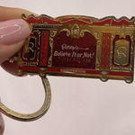 Ripley's Believe It Or Not Keychain "odditorium" Gold And Red Photo 0