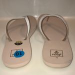 REEF  Women’s Beach Resortwear Vacation White Silver Glitter Thong Sandals Photo 3
