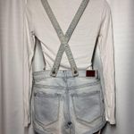BDG Urban Outfitters Jean Shorts Denim Mid Shortie Bib Suspenders Shortalls 28 Photo 3