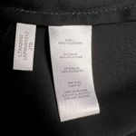 Karl Lagerfeld ‎ Paris Womens Small Ruffled Dress Shirt Black Photo 4