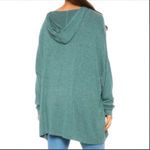 Young Fabulous and Broke Women's Open Front Green Hooded Cardigan Sweater Size S Photo 1