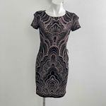 Jump NWT Apparel Sparkle Dress Medium Black Rose Gold Glitter m Photo 2