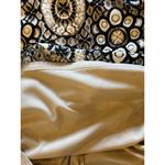 Taylor Black And Ivory Crochet Lace Long Bell Sleeve Fit And Flare Dress Size 4 Photo 9