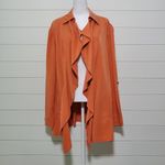 Chico's ‎ Women's Soft orange  Ruffle Jacket Size XL / 3 Photo 1