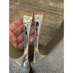 Betsey Johnson Nobble Pump in Silver Size 7.5 Bow Ruffle Photo 6