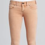 Free People Y2K Vintage Dead stock Millennium Tan Peach Nude Jeans Size 26 NWT Photo 3