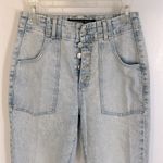 Veronica Beard  Arya Straight High Rise Jeans Light Wash Photo 3