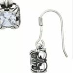 Silpada  Sterling Silver Uptown CZ Earrings W0975 Photo 6